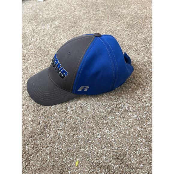 Air Force Falcons hat cap dark gray royal blue embroidered adjustable - Picture 3 of 4